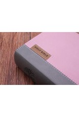 Zondervan NIV Application Bible, Leathersoft, Pink/Gray, Red Letter, Thumb Indexed, Comfort Print
