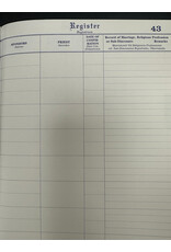 Remey, F.J. Standard Baptism Register  - 1000 Entries