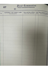 Remey, F.J. Register - First Communion - 2000 Entries