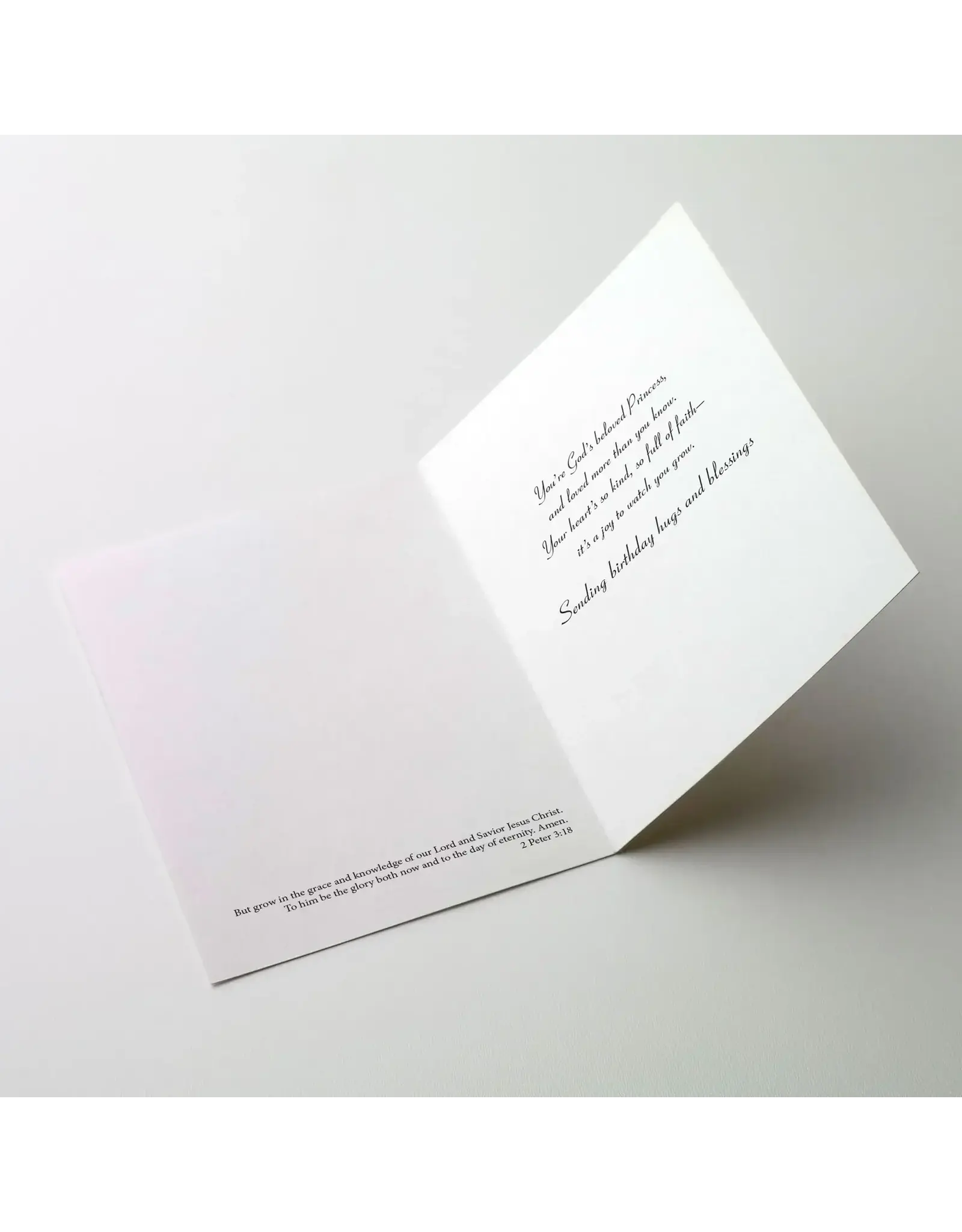 Altar + Home Card - Birthday, Princess of God