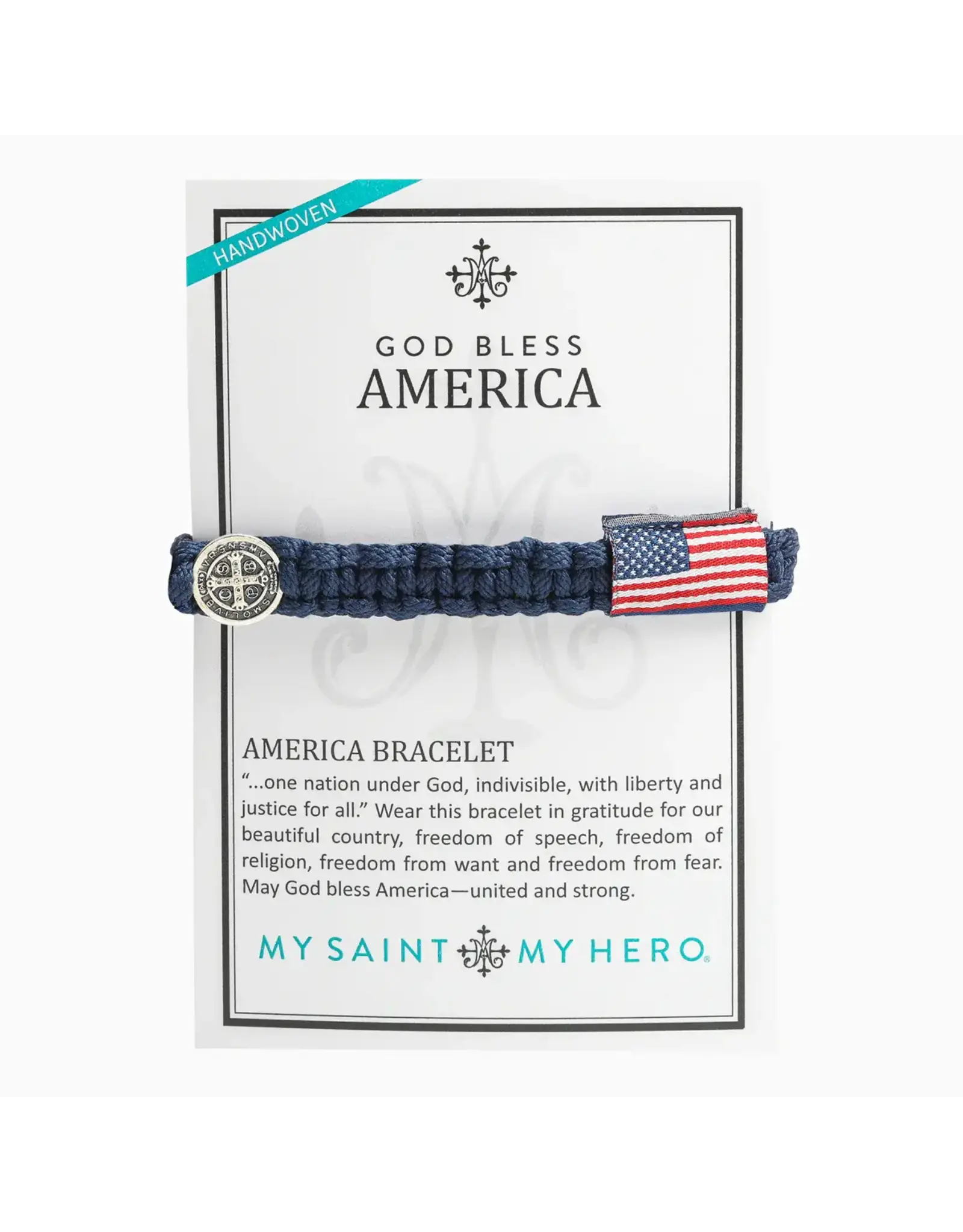 My Saint My Hero Bracelet - God Bless America