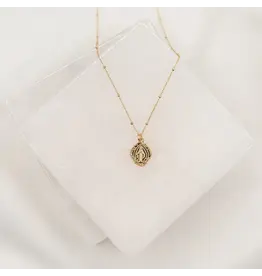 My Saint My Hero Necklace - Miraculous Medal, Petite