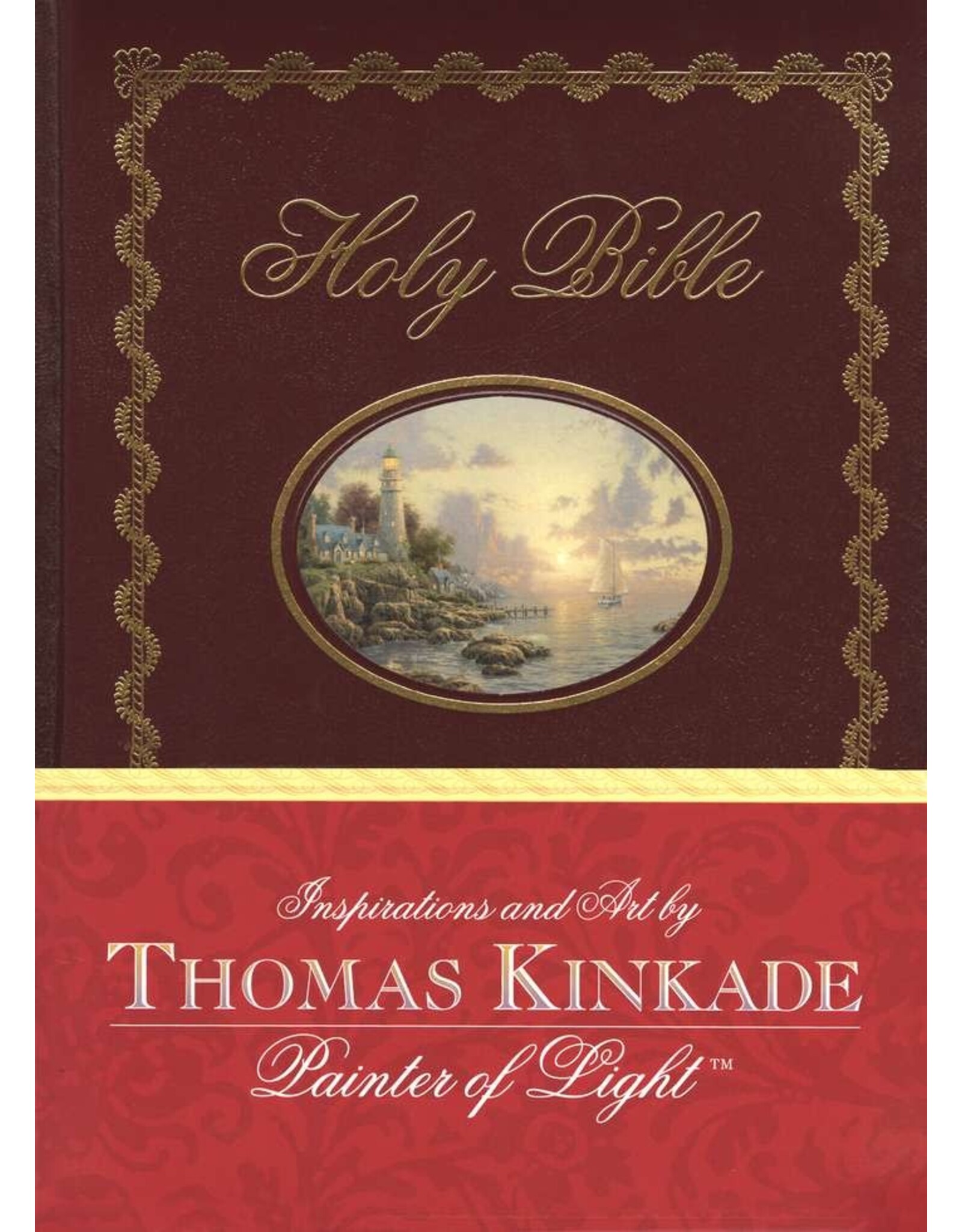 Thomas Nelson NKJV Family Bible - Lighting the Way (Thomas Kinkade)