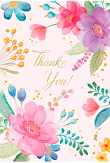 Greetings of Faith Card - Thank You, Floral