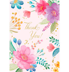 Greetings of Faith Card - Thank You, Floral