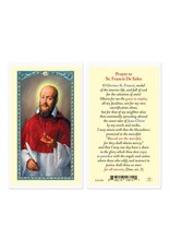 Hirten Holy Card, Laminated - Saint Francis De Sales