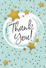 Greetings of Faith Card - Thank You, Stars