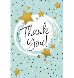 Greetings of Faith Card - Thank You, Stars