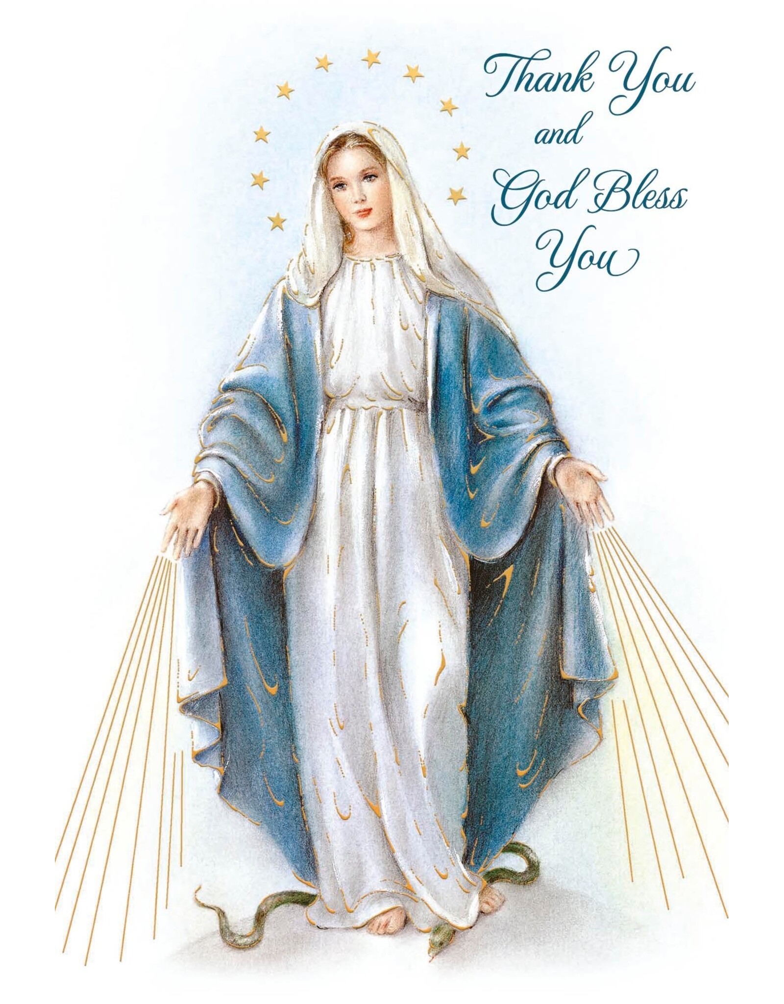 Greetings of Faith Card - Thank You, Our Lady of Grace