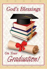 Greetings of Faith Card - Graduation, God's Blessings