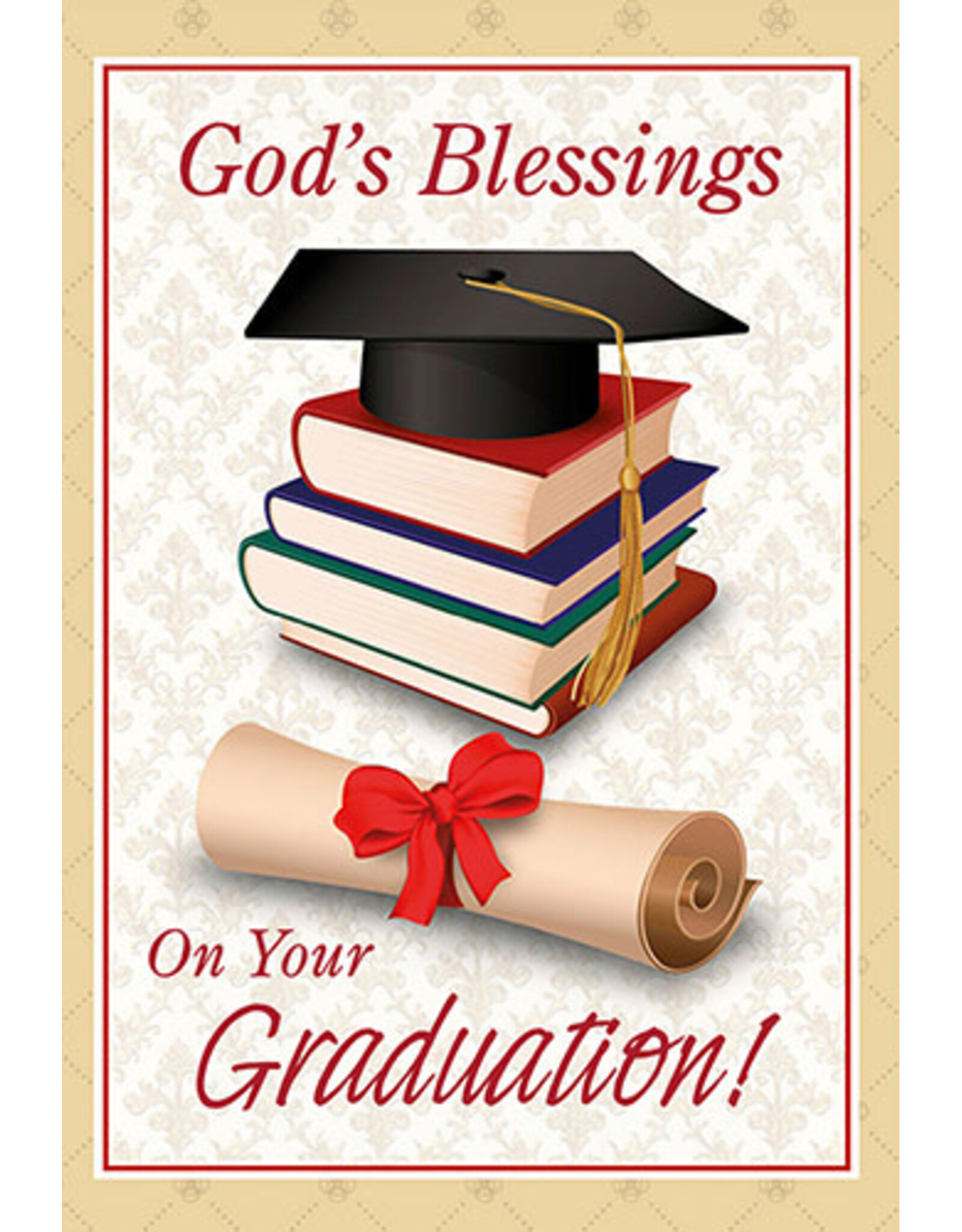 Greetings of Faith Card - Graduation, God's Blessings