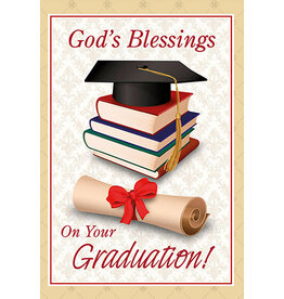 Greetings of Faith Card - Graduation, God's Blessings