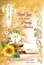 Greetings of Faith Card - Thank You for Your Priestly Service