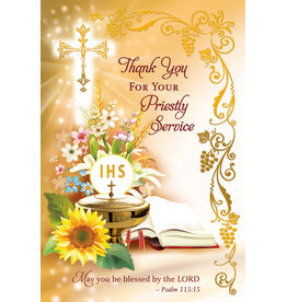 Greetings of Faith Card - Thank You for Your Priestly Service