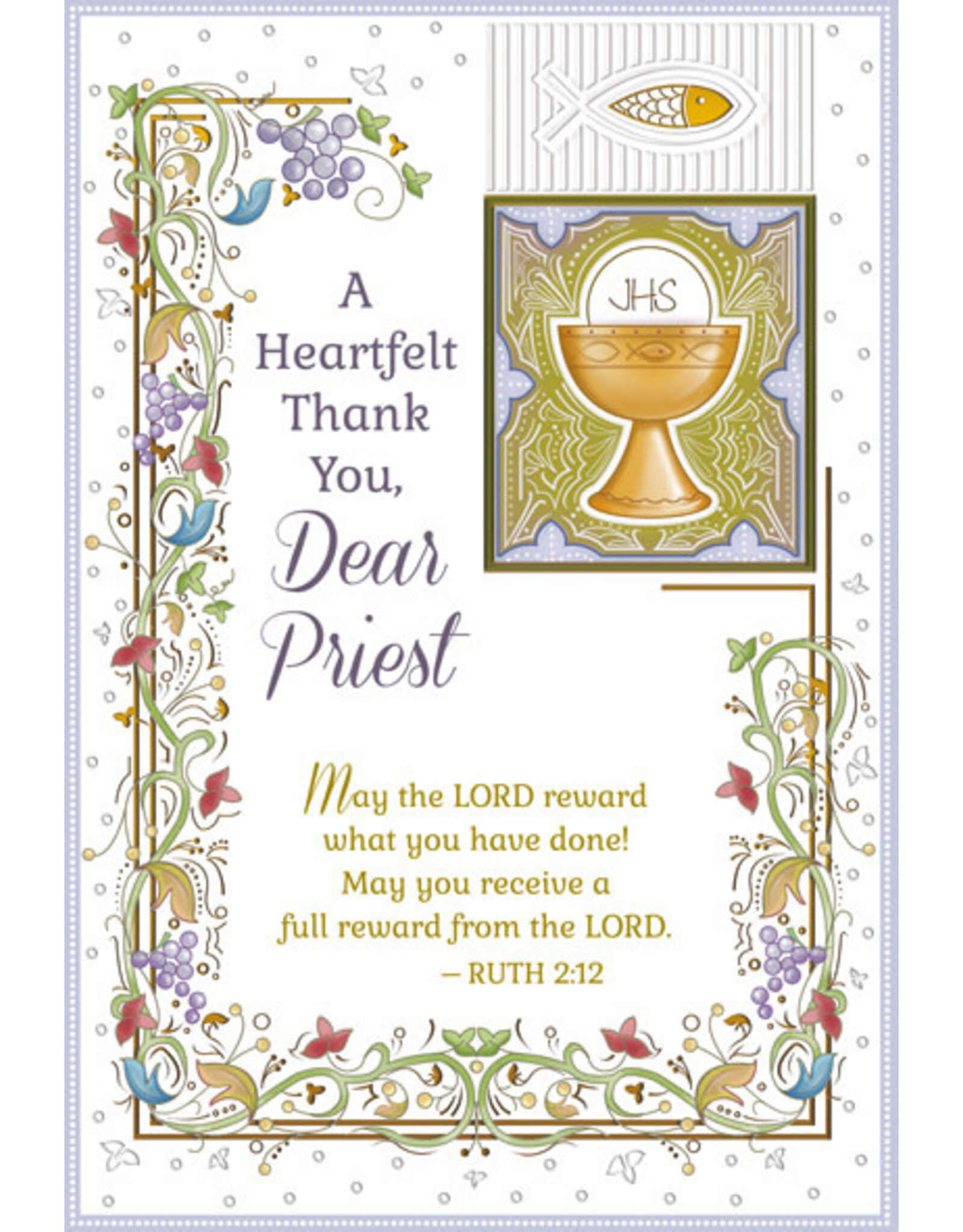 Greetings of Faith Card - Thank You Dear Priest