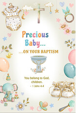 Greetings of Faith Card - Baptism, Precious Baby