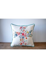Little Birdie Pillow - Floral Cross