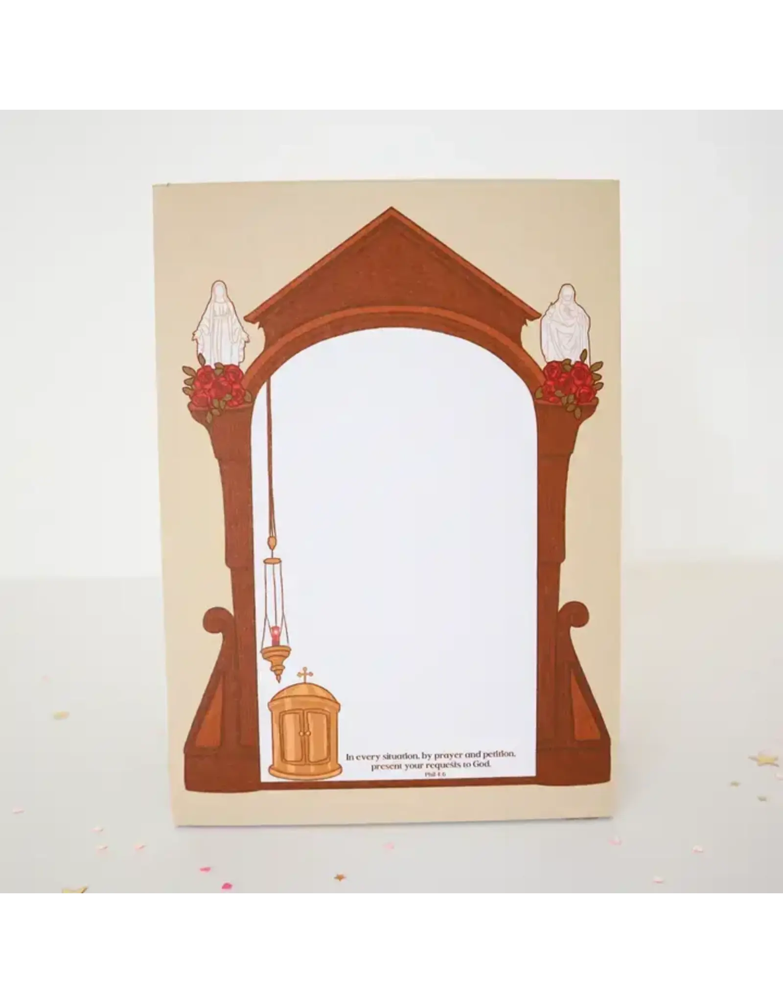 Peony & June Notepad - Adoration Chapel