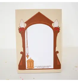 Peony & June Notepad - Adoration Chapel