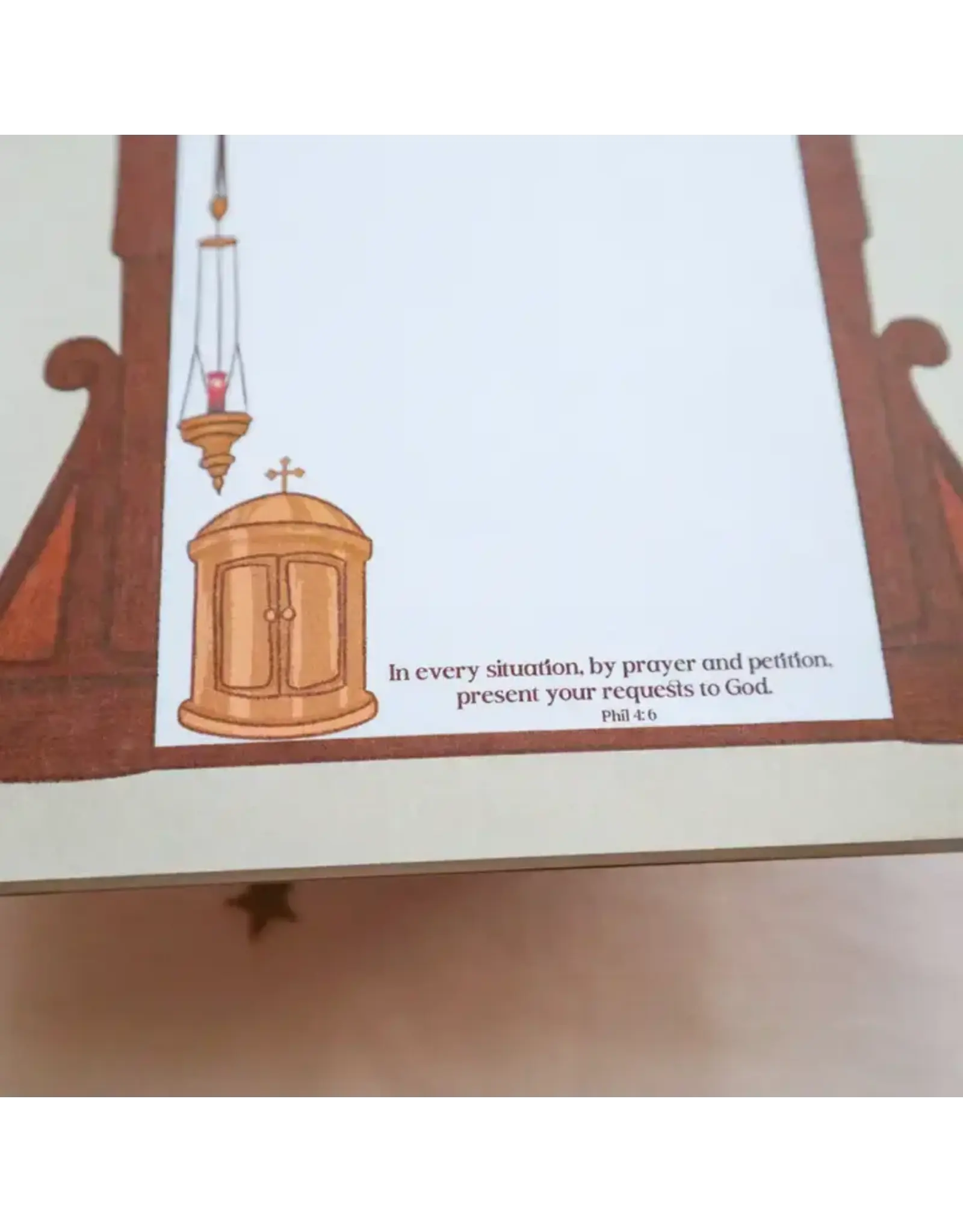 Peony & June Notepad - Adoration Chapel