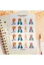 Peony & June Sticker Sheet - Blessed Mother