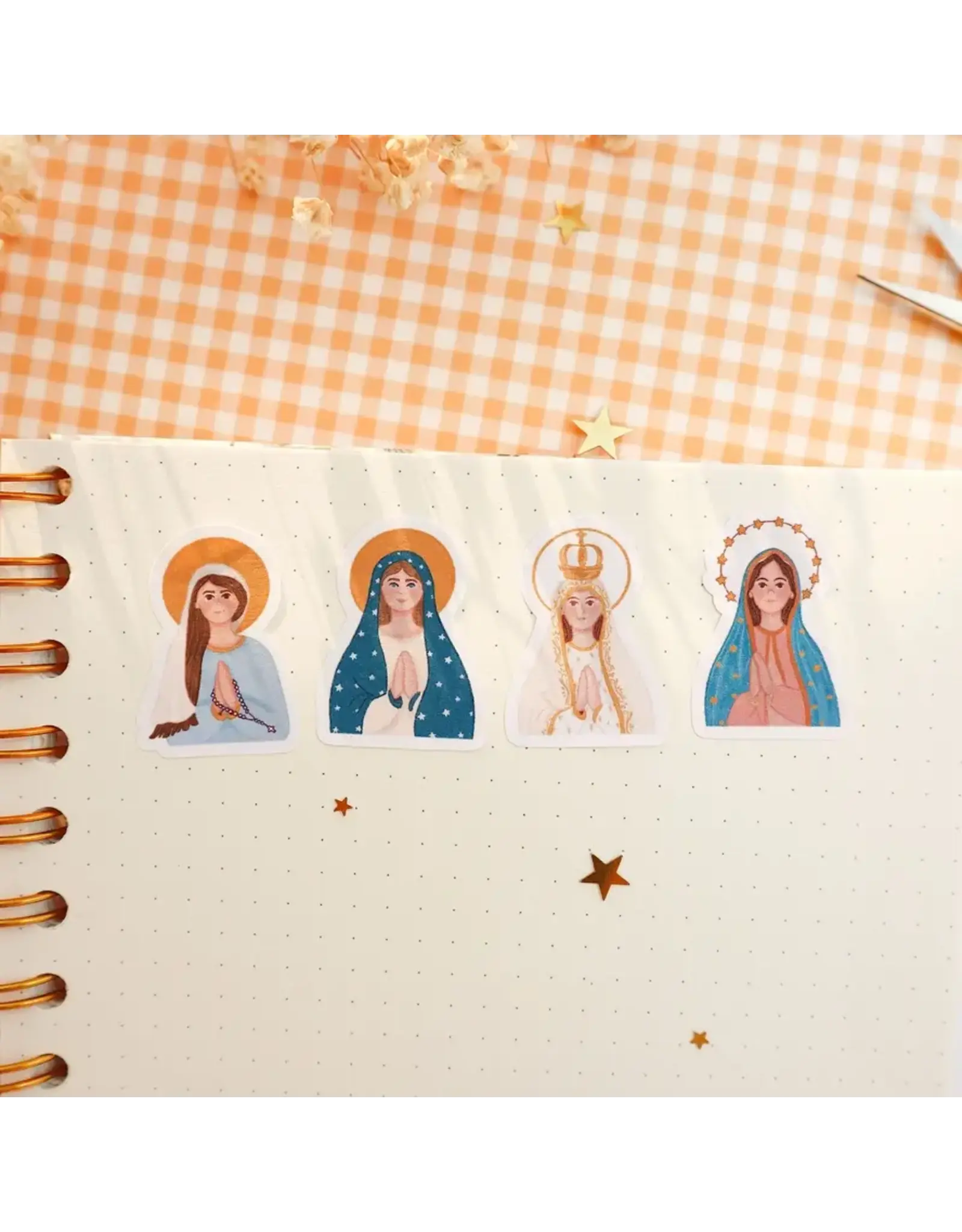 Peony & June Sticker Sheet - Blessed Mother