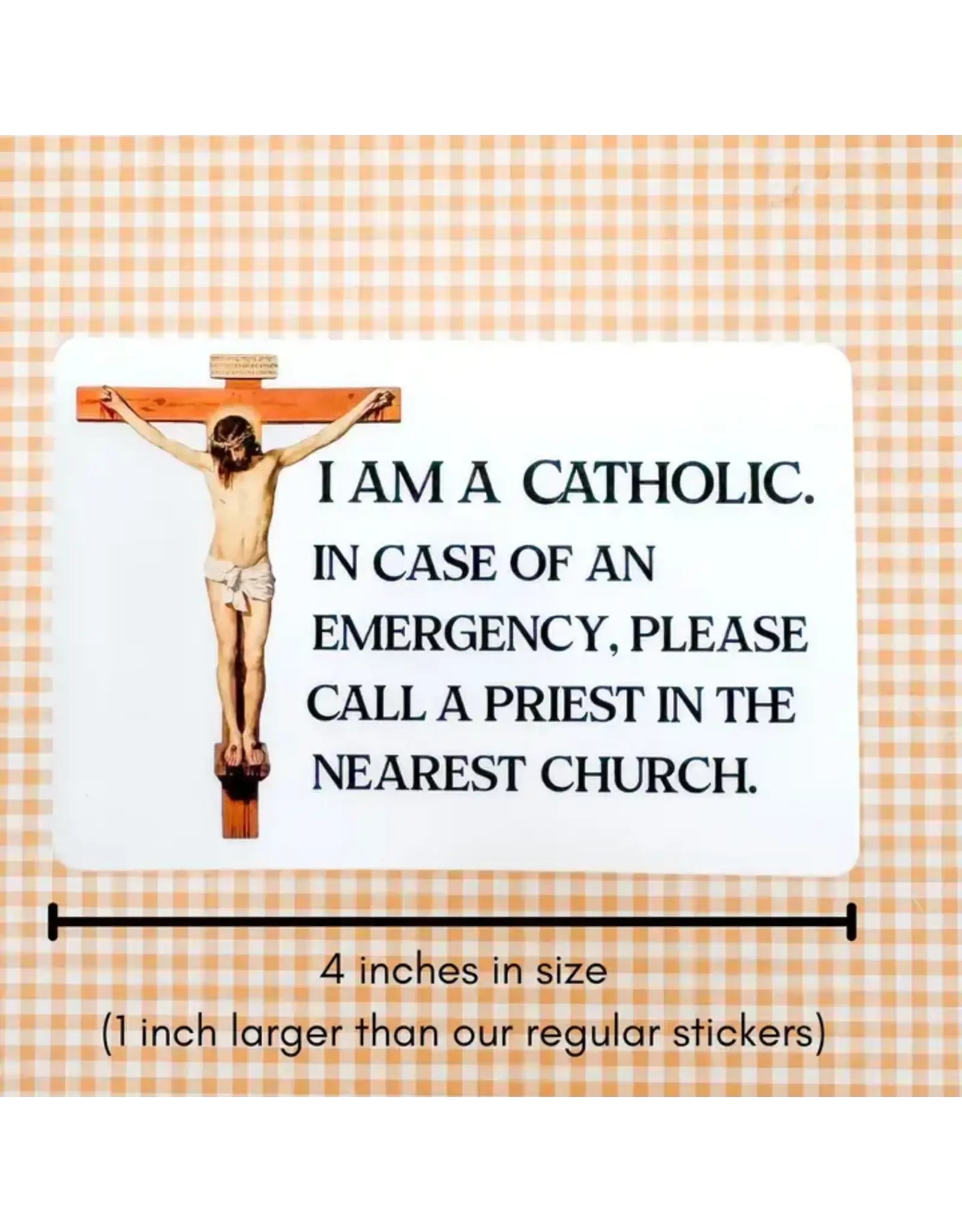 Peony & June Sticker - In Case of an Emergency