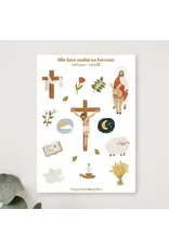 Peony & June Sticker Sheet - His Love Endures Forever