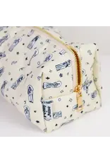 Peony & June Jesus & Saints Quilted Makeup Bag