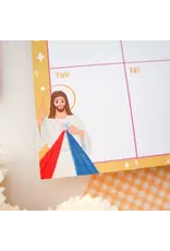 Peony & June Jesus Divine Mercy Weekly Planner