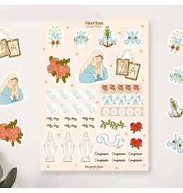 Peony & June Sticker Sheet - Marian