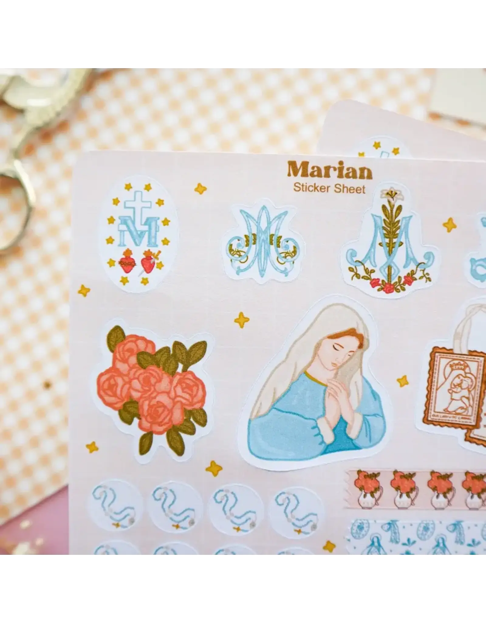 Peony & June Sticker Sheet - Marian