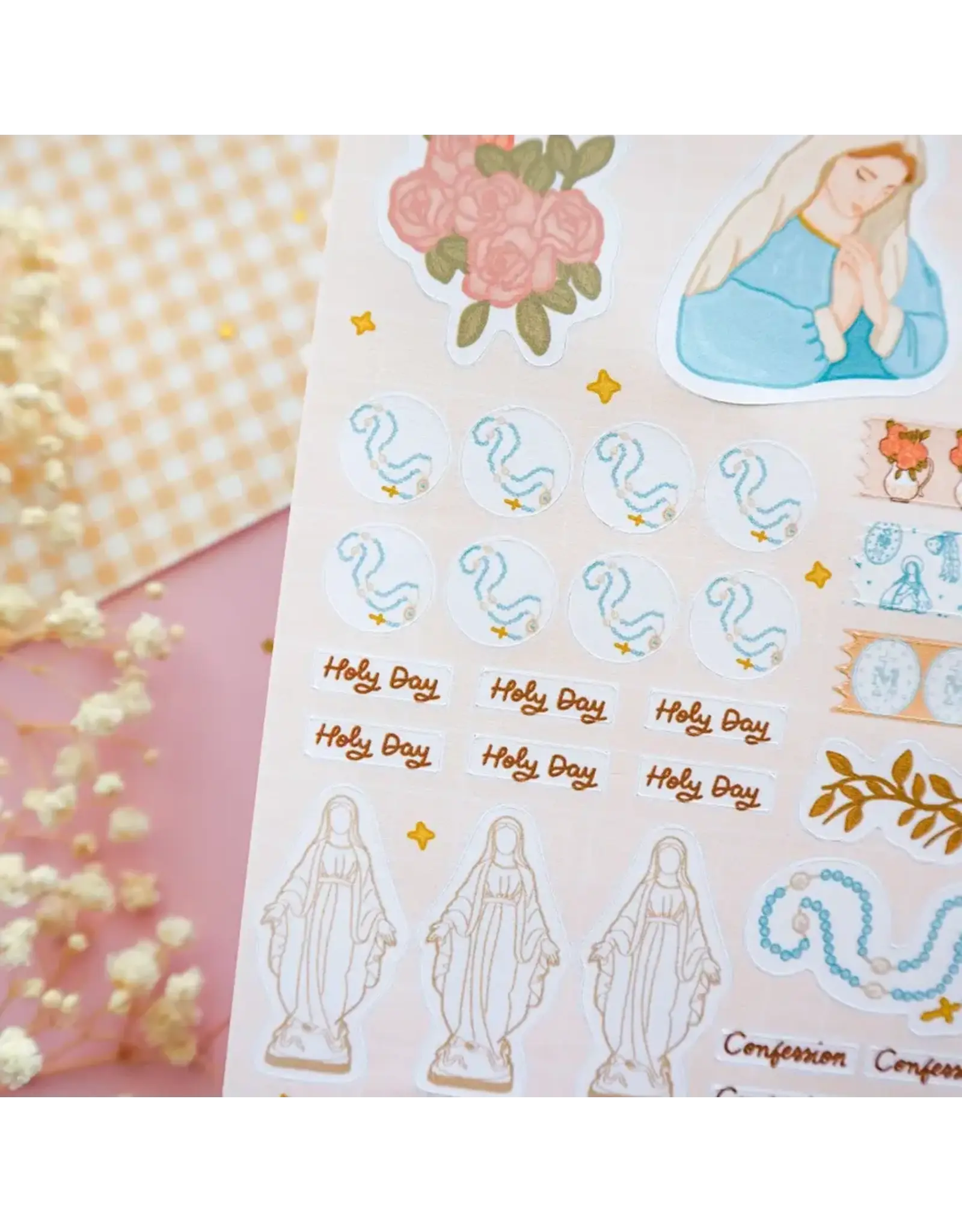 Peony & June Sticker Sheet - Marian