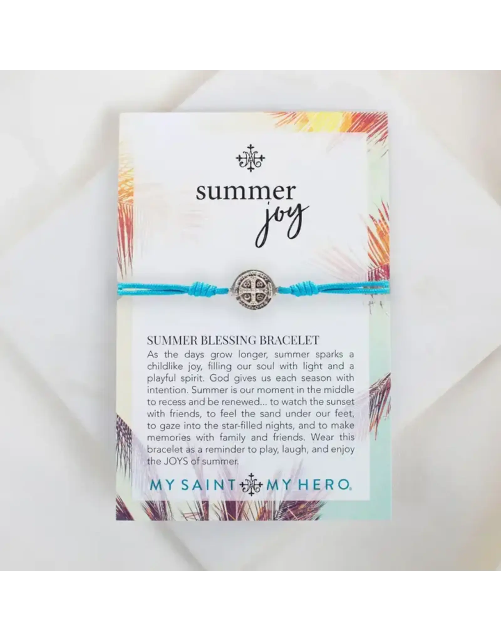 My Saint My Hero Bracelet - Summer Joy Blessing, Turquoise