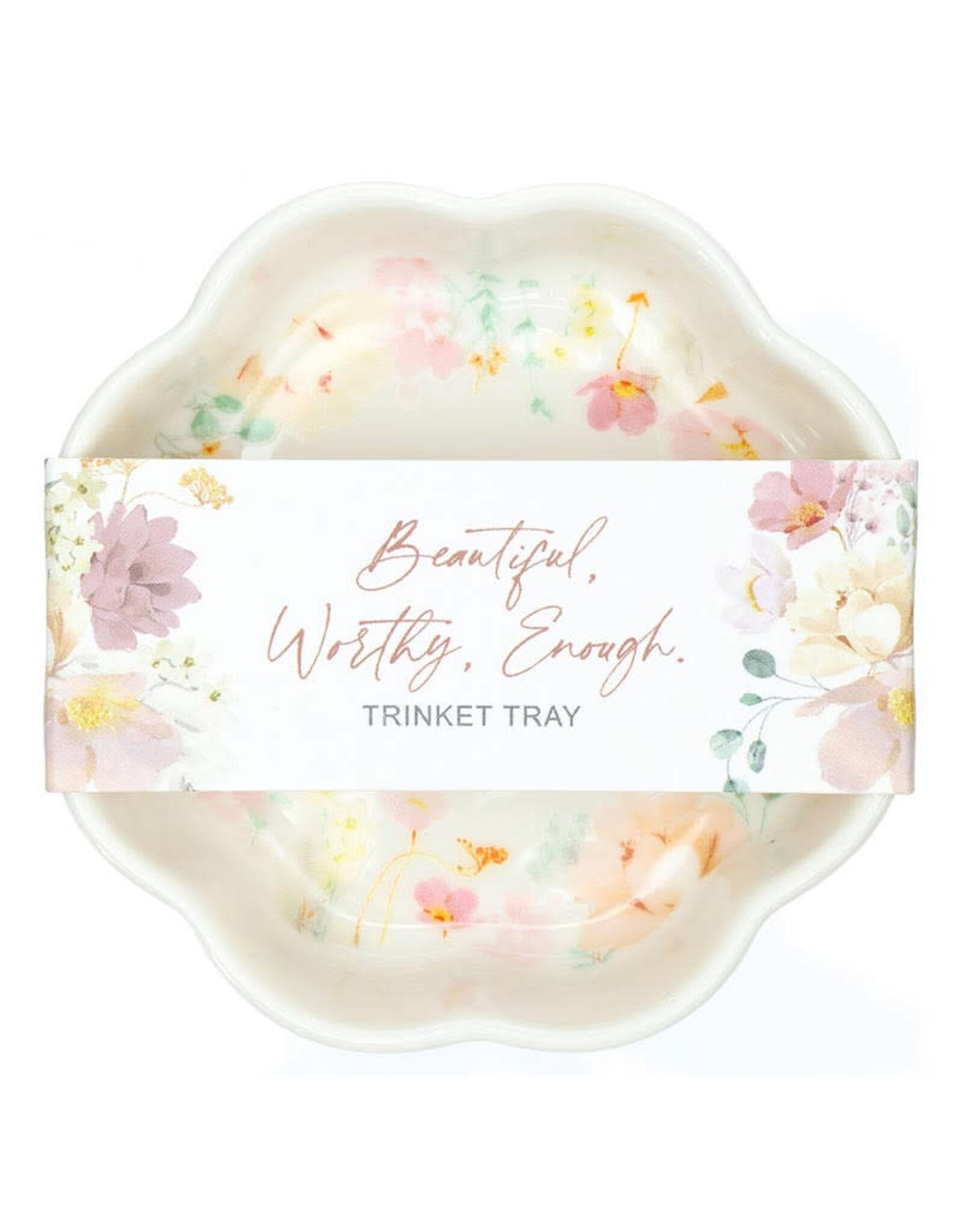 Faithworks Trinket Tray - Beautiful, Worthy, Enough
