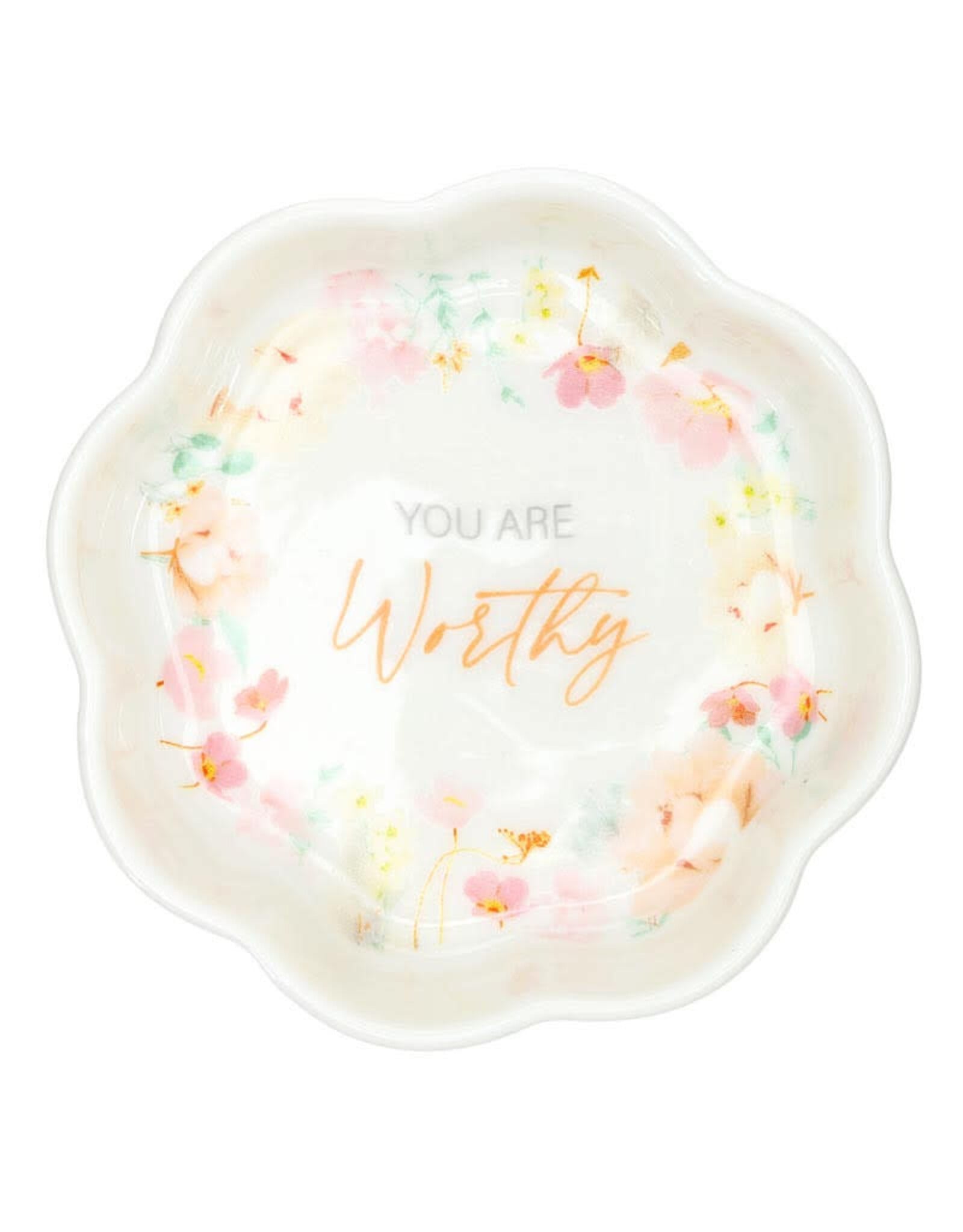 Faithworks Trinket Tray - Beautiful, Worthy, Enough