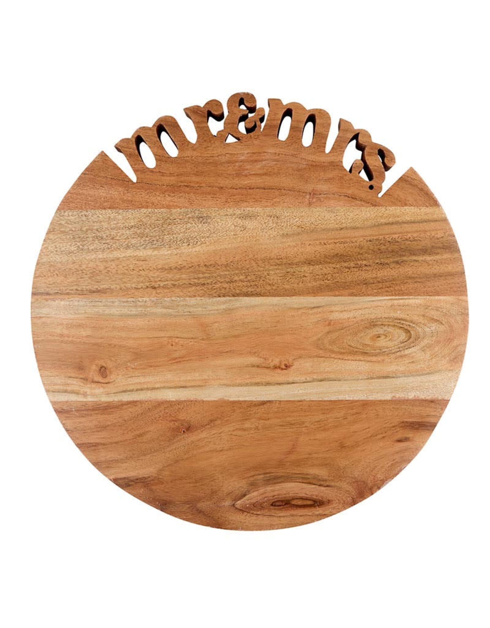 Faithworks Cutting Board/Cheese Tray - Mr & Mrs