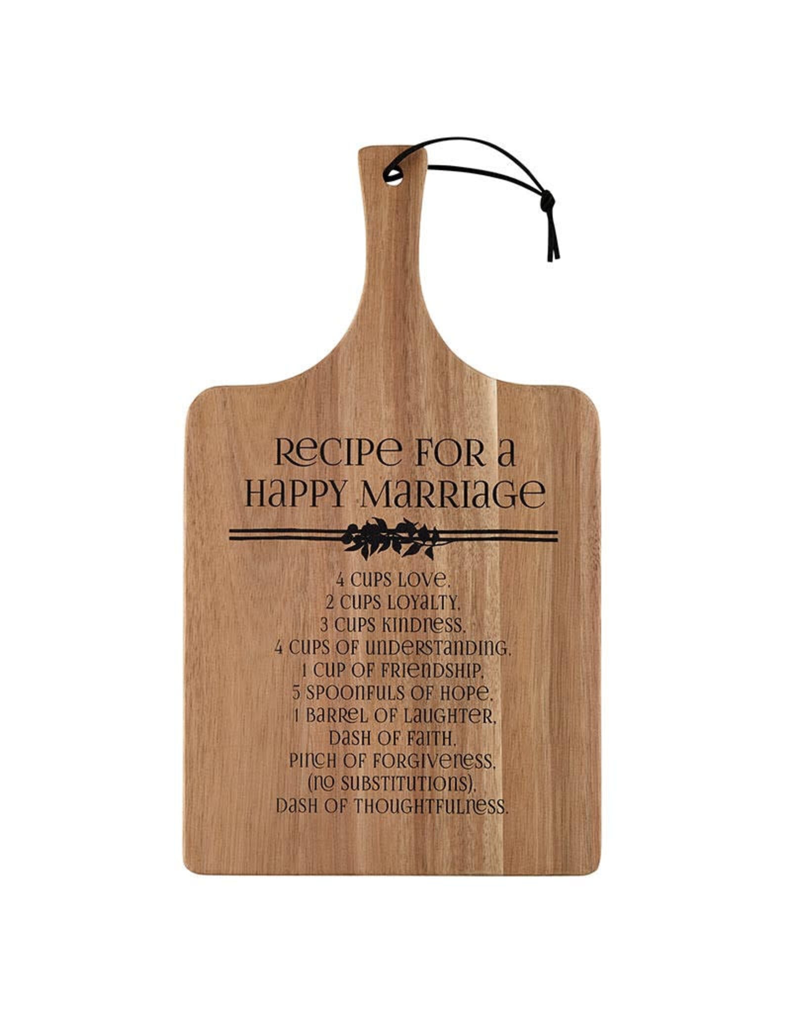 Faithworks Cutting Board - Marriage Recipe