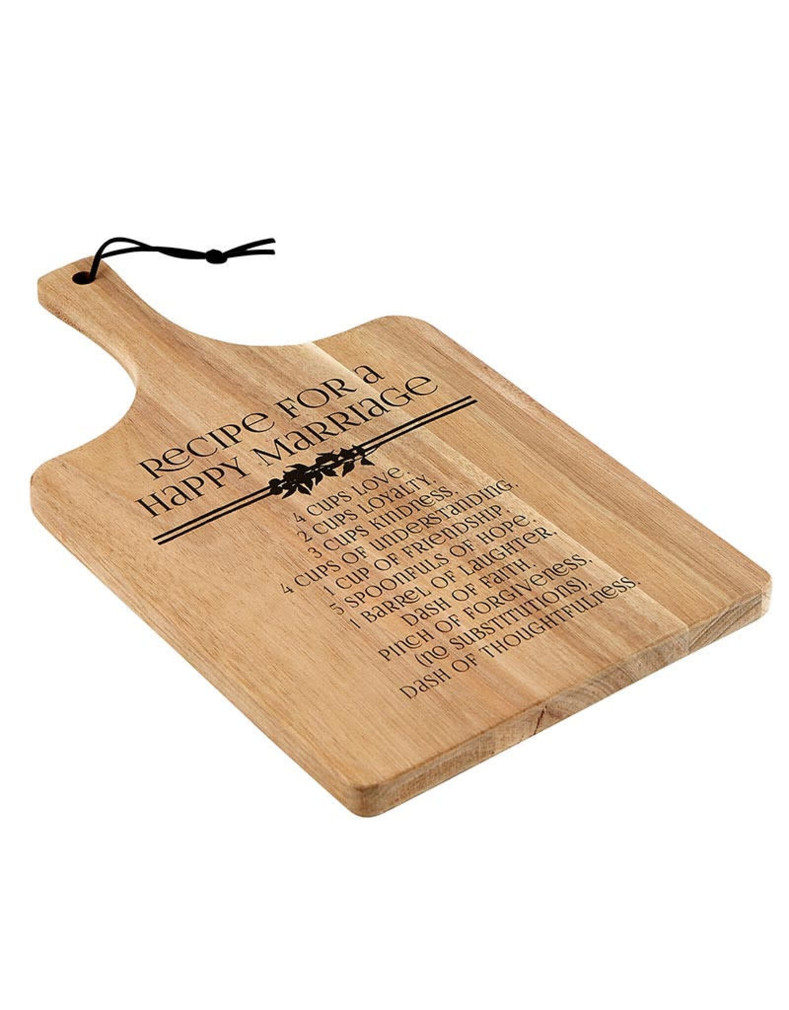 Faithworks Cutting Board - Marriage Recipe
