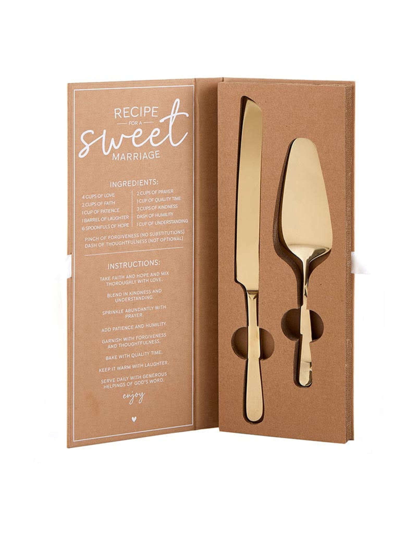 Faithworks Wedding Cake Serving Set