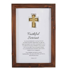 Faithworks Plaque - Pastor Appreciation, Faithful Servant