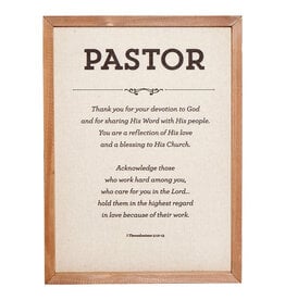 Faithworks Plaque - Pastor Appreciation, Pastor