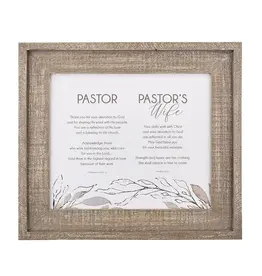 Faithworks Plaque - Pastor Appreciation, Pastor & Wife