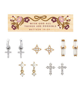 Faithworks Boxed Earring Set - Inspirational