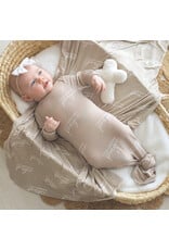 Faithworks Swaddle Blanket & Plush Cross Rattle Gift Set - Answered Prayer