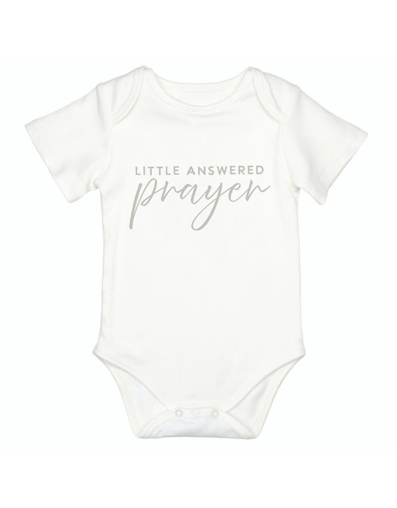 Faithworks Onesie Snapshirt - Little Answered Prayer