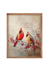 Faithworks Picture (Framed Canvas) - Cardinals Appear