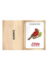 Faithworks Premier Cardinal Enamel Pin Gift Box