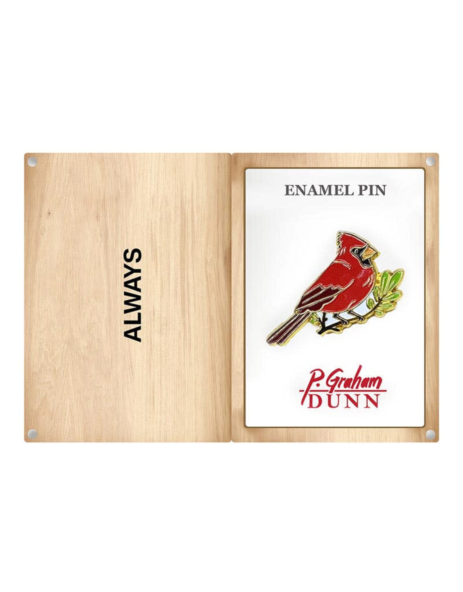 Faithworks Premier Cardinal Enamel Pin Gift Box