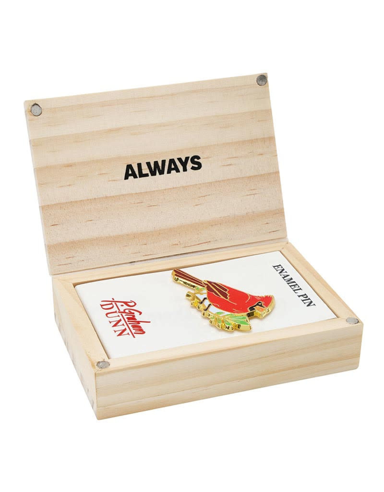 Faithworks Premier Cardinal Enamel Pin Gift Box